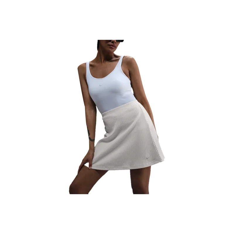 Nike SportswearSwoosh Casual Short Skirts Women's Ecru-0