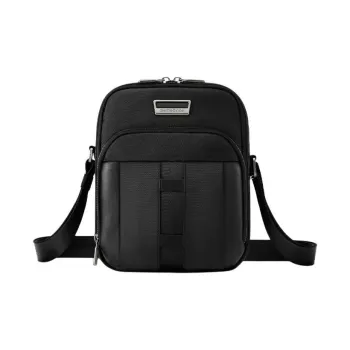 SAMSONITE Fabric Crossbody Bag, Shoulder Bag Small Size Men's Black