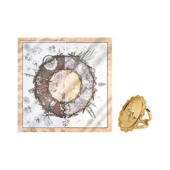 MARJAKURKI Silk Large Scarf Women's