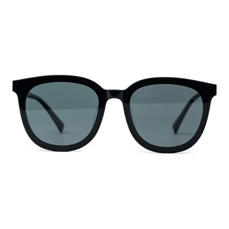 HELEN KELLER Plate Frame Round Sunglasses Unisex-1