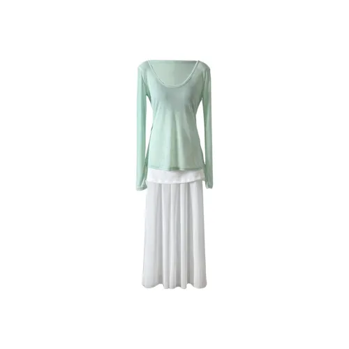 SKYA Skirt Set Women's Mint Green