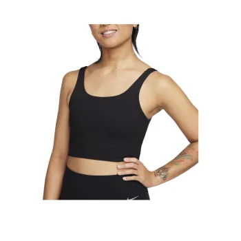 Nike Zenvy Rib Women's Light Support Non Padded Longline Sports Bra