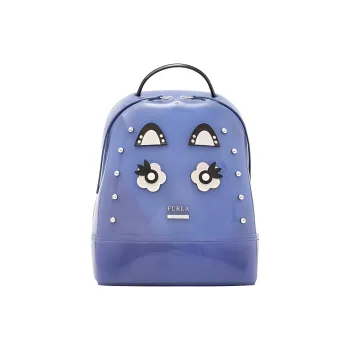 Furla Candy Rubber Jelly Bag Backpack Women's Blue