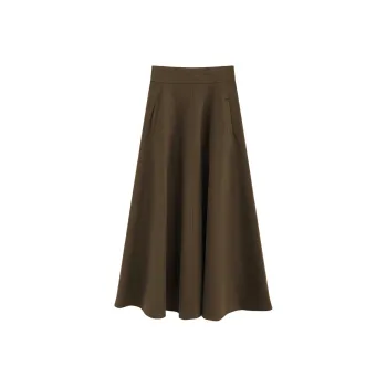 Garbege Half Length Long Skirt Women's