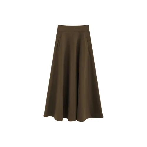 Garbege Half Length Long Skirt Women's