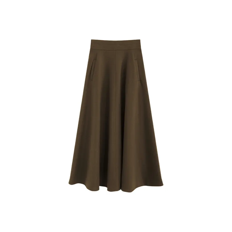 Garbege Half Length Long Skirt Women's-0