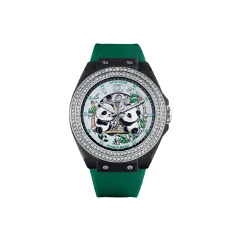 NSQUARE Panda Baby Collection Automatic Mechanical Movement Watch Men's Watches White Dial