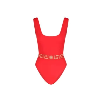 VERSACE Sleeveless One Piece Swimsuit