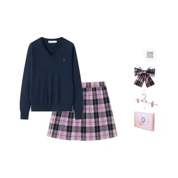 Tokyo Season Uniform Women's Gift Box Set Dark Blue+Gray Pink
