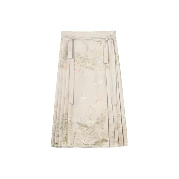 SNBL Casual Long Skirt Women's Beige
