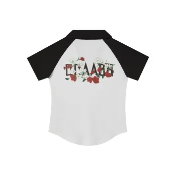 CCAABB Polo Shirts Women's WHB/White & Black