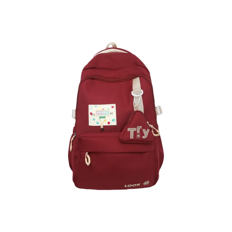 Parker Bear Nylon Backpack Unisex Multicolor-4