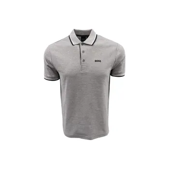 HUGO BOSS Polo Shirt Men's Gray