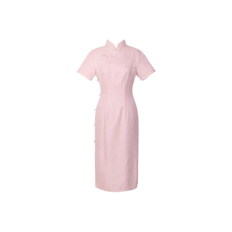 Clothes Cut By Time Cheongsam Women's Pink-0