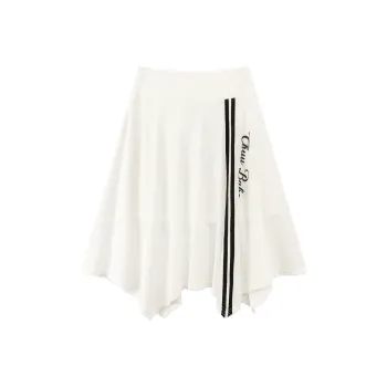 CHUU Casual Long Skirts Women's White