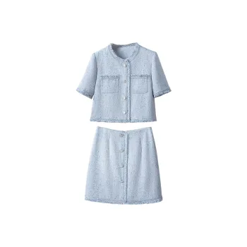 Cypress House Skirt Set Women's Light Blue