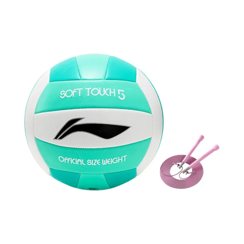 LiNing PVC Size 5 Ball Volleyball Unisex White Green-23