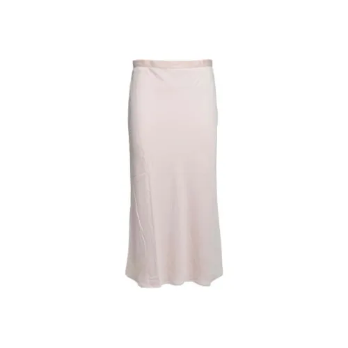 CALVIN KLEIN Casual Long Skirt Women's Light Pink
