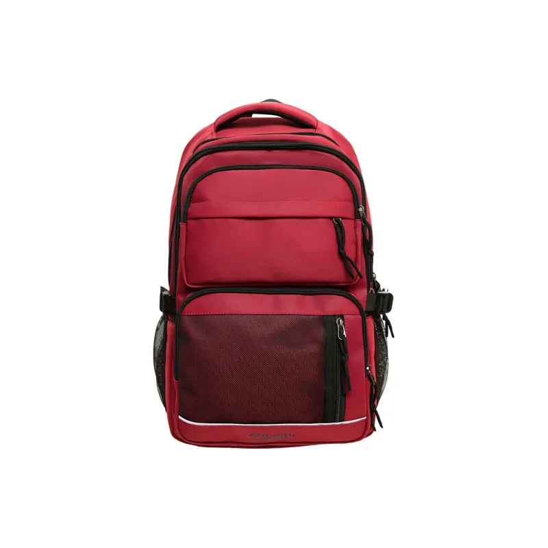 Yalu Nylon Backpack Unisex White/Gray/Black/Red-20