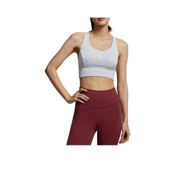 Lululemon Free To Be Serene Sports Underwear Women's Gray White