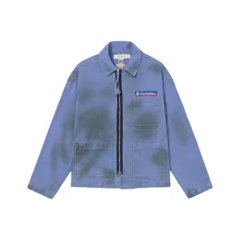 PIET Denim Jackets Unisex Medium Blue