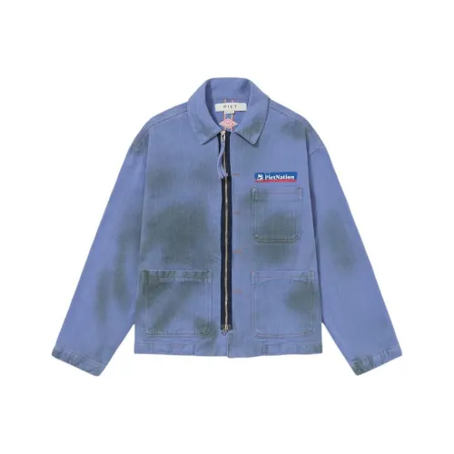 PIET Denim Jackets Unisex Medium Blue