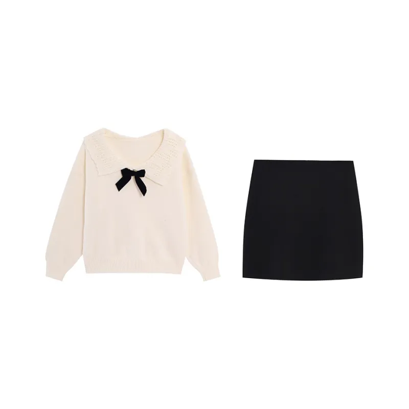 HAPG Two Piece Skirt Sets Women's-0