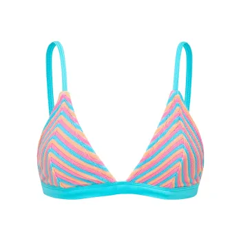 YUKARI SWIM Bikini Women's Pink Blue Orange Stripes