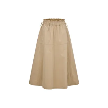 RARE Casual Long Skirts Women's Khaki