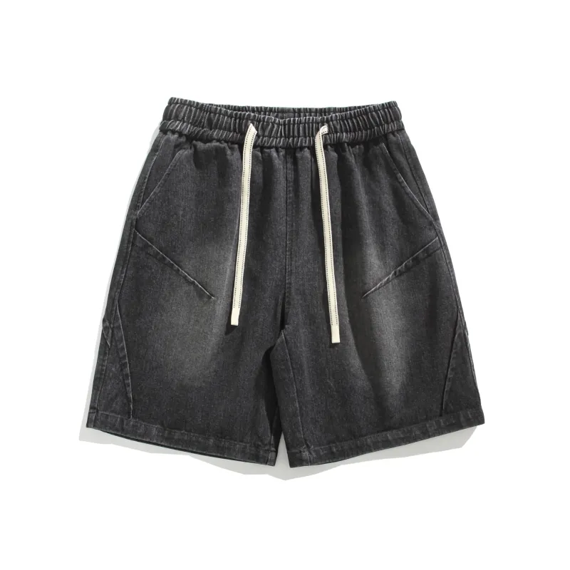 HOZZS Denim Shorts Unisex-0