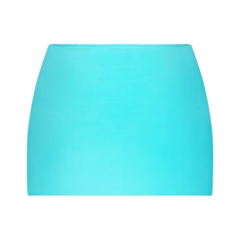 Khy FW24 DROP 010 Satin Ultra Mini Swim Skirt Swim Dresses & Skirts Women's Aqua Green