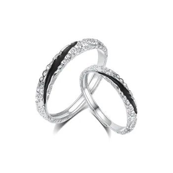 Treasure Flaws S999 Fine Silver Rings Unisex Silver