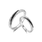 Longing Couple Rings-999 Fine Silver