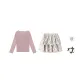 (Pink Apricot Clothing Sets+Bowknot Hair Tie) Comes with