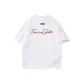 White (Red Text Embroidery)