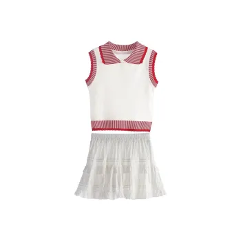 PLANE DRIFT Two Piece Skirt Sets Women's