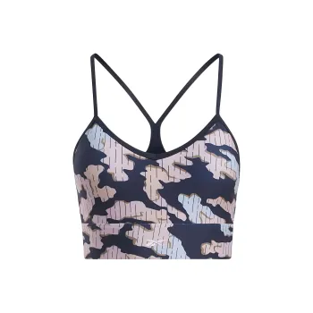 Reebok ID Train Camo Bra Sports Underwear Women's Marine