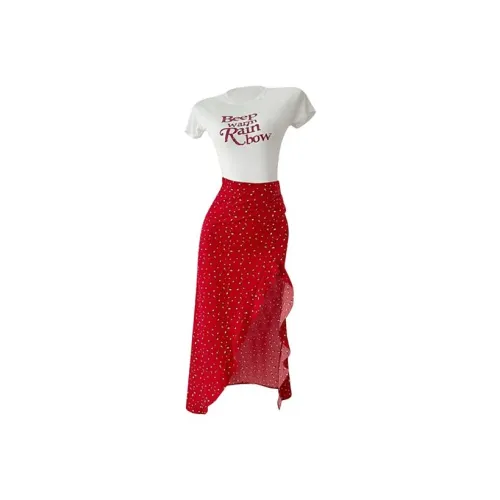 HUINIAN Two Piece Skirt Sets Women's