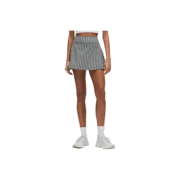 Lululemon High Rise Tennis Bottom Women's White Green Hilltop Checkerboard White Rainforest Green