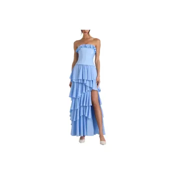 OH POLLY SELENE Evening Dress Women's Sky Blue/Sky Blue