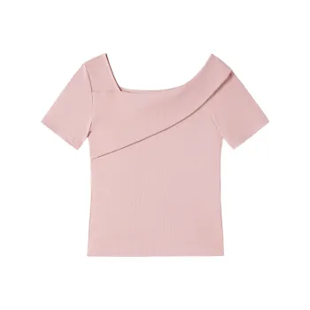 XIANGYING Regular T Shirt Women's Pink