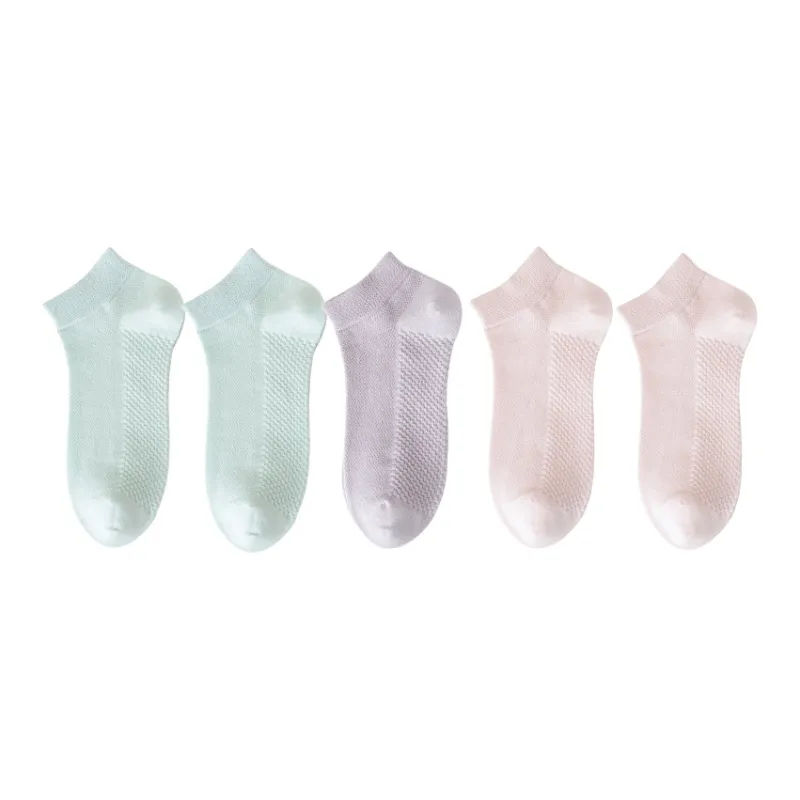 Lan Miao No Show Socks Women's 5 Pack-30