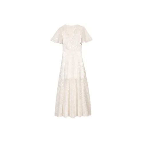 Maje Floral lace Maxi Dress