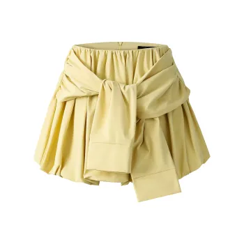 ICH MODE Casual Short Skirts Women's