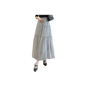 Cypress House Casual Long Skirt Women's Light Gray