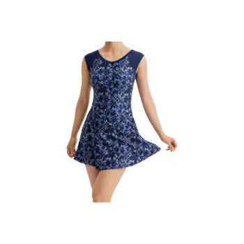 DECATHLON One piece Swimsuit Women's Blue