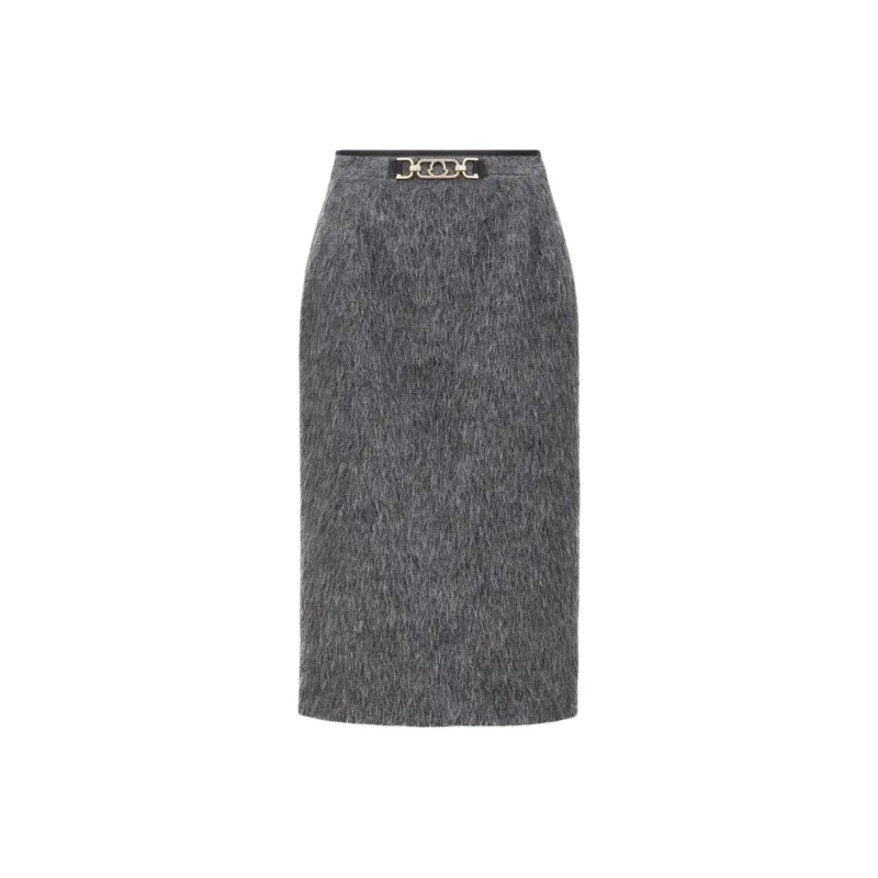 Moncler Logo Belt Embellished Skirt-0