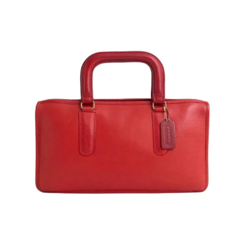 COACH Vintage Clutch Handbag Tubas Women's Red-0