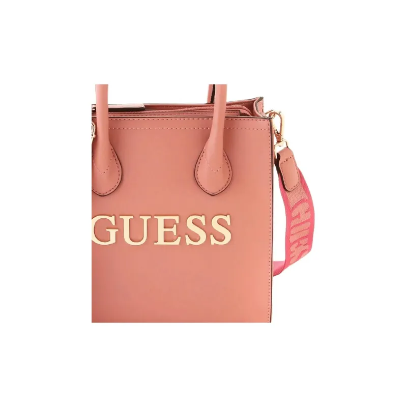 GUESS Polyurethane PU Shoulder Bag, Crossbody Bag, Handbag Small Size Women's Pink-1