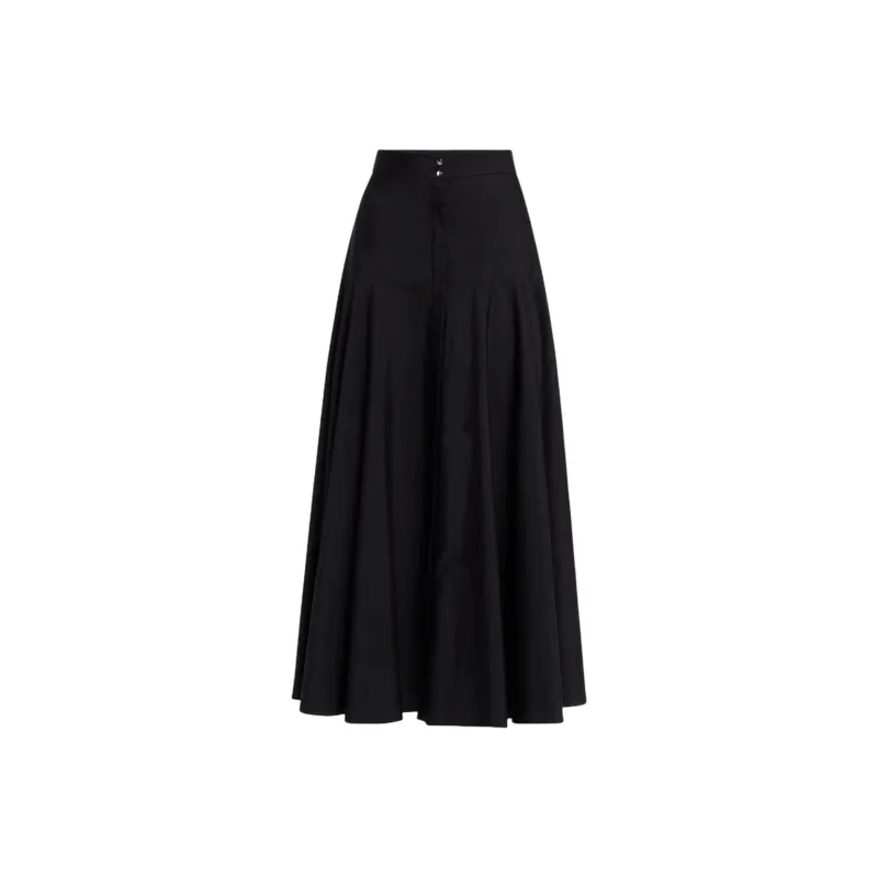 MaxMara Casual Long Skirt Women's Black-0